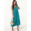image:imageANRABESS Womens Sleeveless Summer Casual Maxi Dresses with PocketsLake