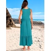 image:imageANRABESS Womens Sleeveless Summer Casual Maxi Dresses with PocketsLake