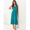 image:imageANRABESS Womens Sleeveless Summer Casual Maxi Dresses with PocketsLake