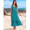 image:imageANRABESS Womens Sleeveless Summer Casual Maxi Dresses with PocketsLake