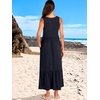 image:imageANRABESS Womens Sleeveless Summer Casual Maxi Dresses with PocketsNavy Blue