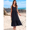 image:imageANRABESS Womens Sleeveless Summer Casual Maxi Dresses with PocketsNavy Blue