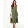 image:imageANRABESS Womens Sleeveless Summer Casual Maxi Dresses with PocketsOlive