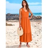 image:imageANRABESS Womens Sleeveless Summer Casual Maxi Dresses with PocketsOrange