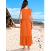 image:imageANRABESS Womens Sleeveless Summer Casual Maxi Dresses with PocketsOrange
