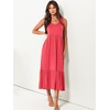 image:imageANRABESS Womens Sleeveless Summer Casual Maxi Dresses with PocketsPeach