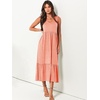 image:imageANRABESS Womens Sleeveless Summer Casual Maxi Dresses with PocketsPink
