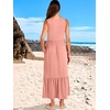 image:imageANRABESS Womens Sleeveless Summer Casual Maxi Dresses with PocketsPink