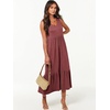 image:imageANRABESS Womens Sleeveless Summer Casual Maxi Dresses with PocketsRed