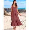 image:imageANRABESS Womens Sleeveless Summer Casual Maxi Dresses with PocketsRed