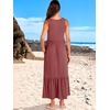 image:imageANRABESS Womens Sleeveless Summer Casual Maxi Dresses with PocketsRed