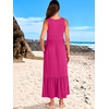 image:imageANRABESS Womens Sleeveless Summer Casual Maxi Dresses with PocketsRose