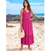 image:imageANRABESS Womens Sleeveless Summer Casual Maxi Dresses with PocketsRose