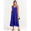 image:imageANRABESS Womens Sleeveless Summer Casual Maxi Dresses with PocketsRoyal Blue