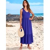 image:imageANRABESS Womens Sleeveless Summer Casual Maxi Dresses with PocketsRoyal Blue