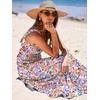image:imageANRABESS Womens Summer Flowy Maxi Dress Square Neck Sundress with PocketsCrayon Multicolored Floral