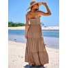 image:imageANRABESS Womens Summer Flowy Maxi Dress Square Neck Sundress with PocketsKhahi