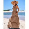 image:imageANRABESS Womens Summer Flowy Maxi Dress Square Neck Sundress with PocketsKhahi
