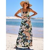 image:imageANRABESS Womens Summer Flowy Maxi Dress Square Neck Sundress with PocketsMulticolored Floral