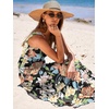 image:imageANRABESS Womens Summer Flowy Maxi Dress Square Neck Sundress with PocketsMulticolored Floral