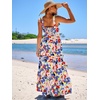 image:imageANRABESS Womens Summer Flowy Maxi Dress Square Neck Sundress with PocketsTie Dye