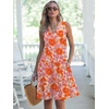 image:imageANRABESS Womens Summer Mini Dress Casual Sleeveless Sundress with PocketsChrysanthemum Floral