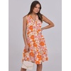 image:imageANRABESS Womens Summer Mini Dress Casual Sleeveless Sundress with PocketsChrysanthemum Floral