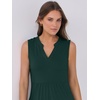 image:imageANRABESS Womens Summer Mini Dress Casual Sleeveless Sundress with PocketsDeep Green