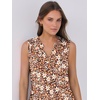 image:imageANRABESS Womens Summer Mini Dress Casual Sleeveless Sundress with PocketsGradient Orange Floral