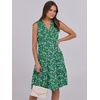 image:imageANRABESS Womens Summer Mini Dress Casual Sleeveless Sundress with PocketsGreen White Purple Floral