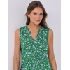 image:imageANRABESS Womens Summer Mini Dress Casual Sleeveless Sundress with PocketsGreen White Purple Floral