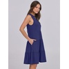 image:imageANRABESS Womens Summer Mini Dress Casual Sleeveless Sundress with PocketsNavy Blue