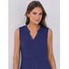 image:imageANRABESS Womens Summer Mini Dress Casual Sleeveless Sundress with PocketsNavy Blue