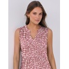 image:imageANRABESS Womens Summer Mini Dress Casual Sleeveless Sundress with PocketsPink Dot Floral