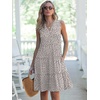 image:imageANRABESS Womens Summer Mini Dress Casual Sleeveless Sundress with PocketsPolka Dot