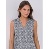 image:imageANRABESS Womens Summer Mini Dress Casual Sleeveless Sundress with PocketsWhite Floral