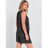 image:imageANRABESS 2 Piece Sets for Women Summer Tank Top Matching Lounge Shorts SetBlack