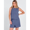 image:imageANRABESS 2 Piece Sets for Women Summer Tank Top Matching Lounge Shorts SetDeep Blue