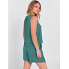 image:imageANRABESS 2 Piece Sets for Women Summer Tank Top Matching Lounge Shorts SetLake