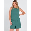 image:imageANRABESS 2 Piece Sets for Women Summer Tank Top Matching Lounge Shorts SetLake