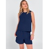 image:imageANRABESS 2 Piece Sets for Women Summer Tank Top Matching Lounge Shorts SetNavy Blue