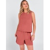 image:imageANRABESS 2 Piece Sets for Women Summer Tank Top Matching Lounge Shorts SetOrange Red