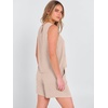 image:imageANRABESS 2 Piece Sets for Women Summer Tank Top Matching Lounge Shorts SetParchment