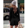 image:imageANRABESS Skirt Sets for Women Fall 2 piece OutfitsBlack