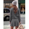 image:imageANRABESS Skirt Sets for Women Fall 2 piece OutfitsDark Grey