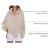 image:imageANRABESS Sweatshirt for Women Oversized Casual Fall Henley Pullover TopApricot