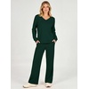 image:imageANRABESS Two Piece Sets for Women Fall Lounge Airport OutfitsDark Green