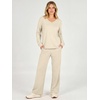 image:imageANRABESS Two Piece Sets for Women Fall Lounge Airport OutfitsLight Khaki
