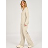 image:imageANRABESS Two Piece Sets for Women Fall Lounge Airport OutfitsLight Khaki