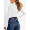 image:imageANRABESS Women Mock Neck Thermal Tops Fall Long Sleeve ShirtsWhite
